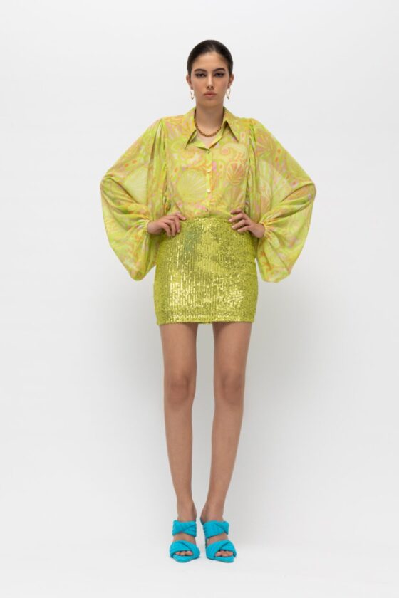 Miriam Lime Shirt