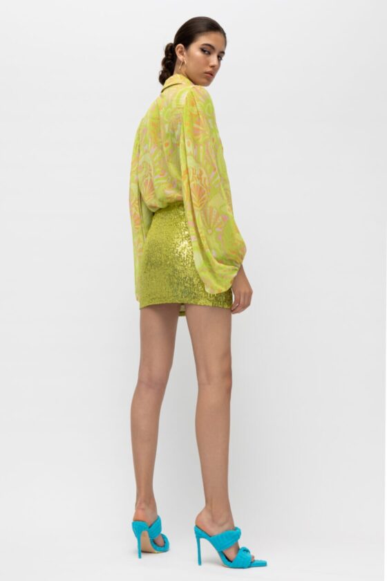 Miriam Lime Shirt - Image 3