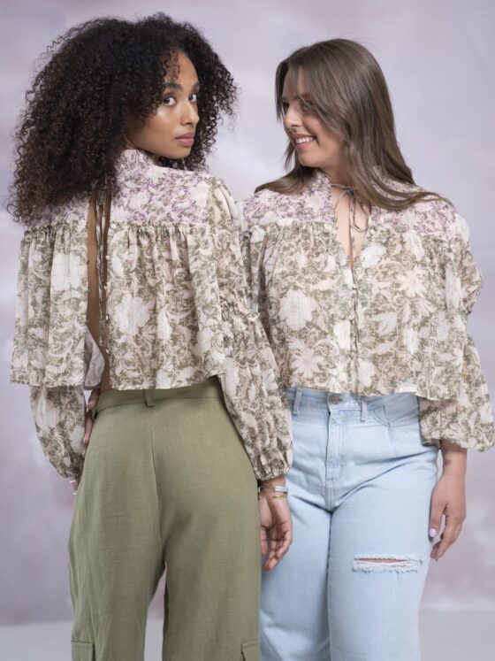SOPHIA OLIVE TOP