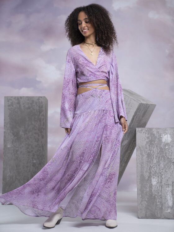 OSSIAN LILAC SKIRT - Image 3