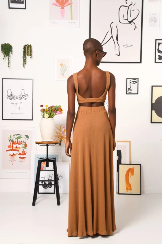 OLYMPIA TOP BROWN - Image 4
