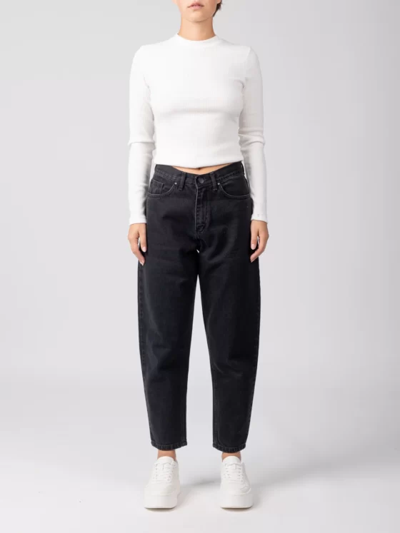 Lima Slouchy Denim / Black