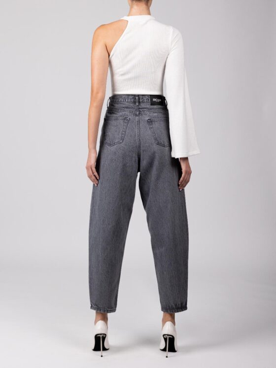 Lima Slouchy Stone Black Denim - Image 2