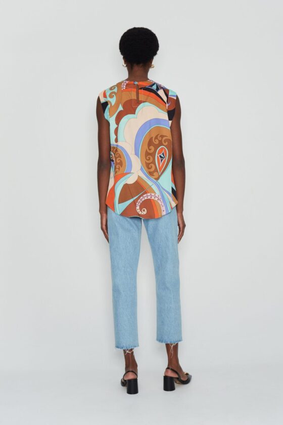VINTAGE MOSAIC SLEEVELESS SHIRT - Image 4