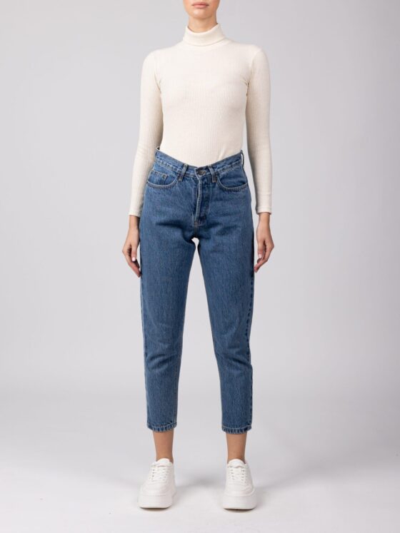 Angela Regular Fit Denim – Dark Blue