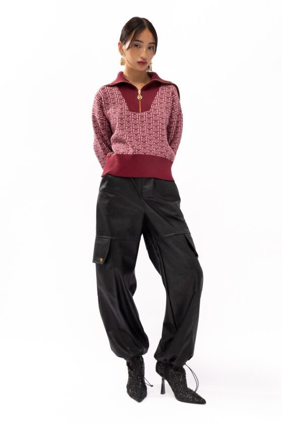 Empire Black Leather Pants - Image 3