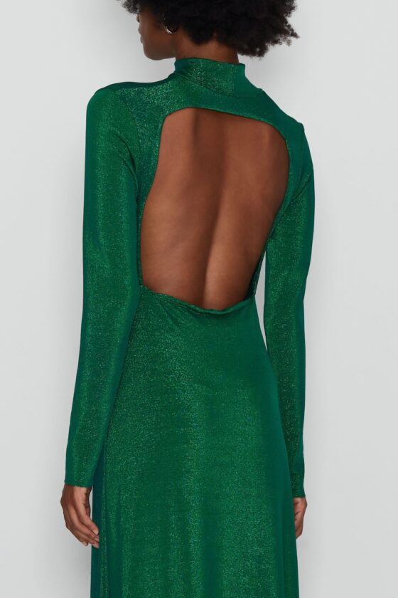 BIRDS OF PARADISE DRESS GREEN - Image 2