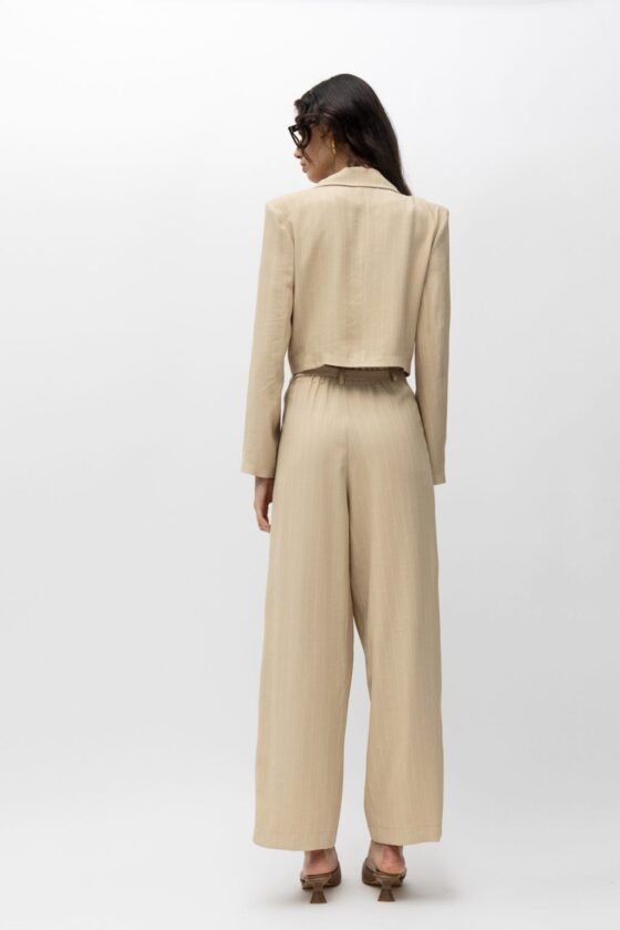 Sandra Beige Blazer - Image 2