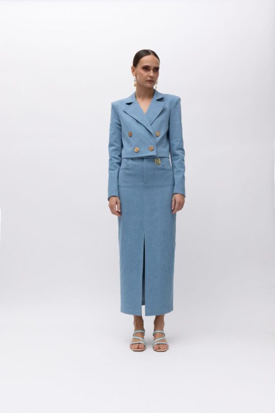 Lucero Light Blue Denim Skirt