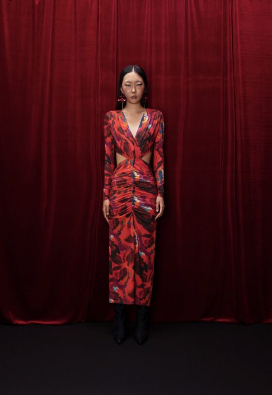 Utopia Dress Red Floral