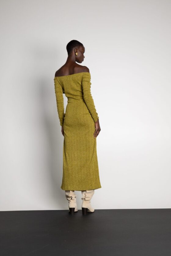 Harmony Olive Dress - Image 4