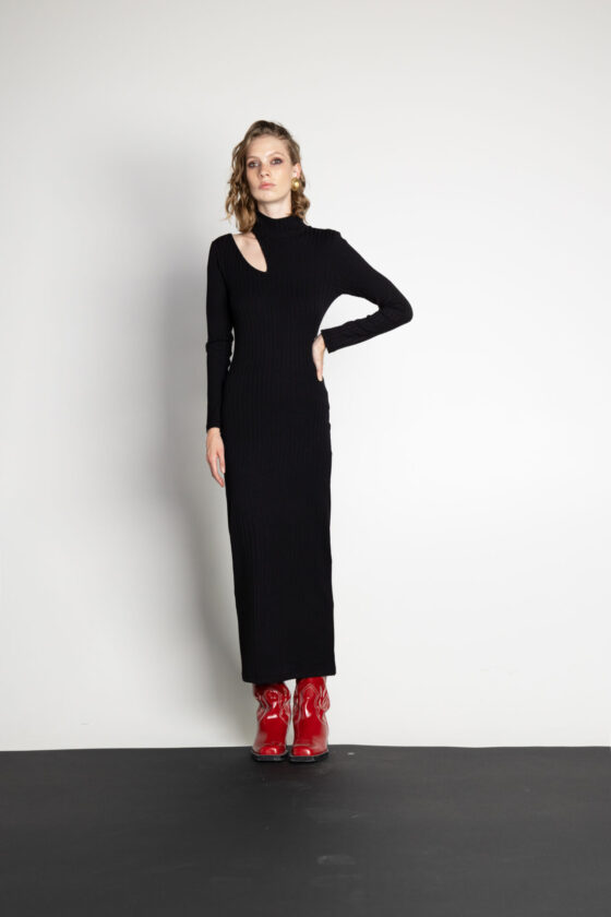 Lotus Dress Black