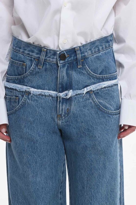Bruna Denim pants Mid Blue - Image 2