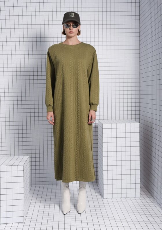 Tangled Dress Khaki