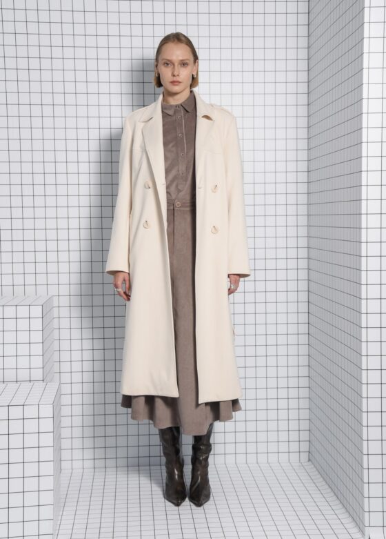 New Dawn Coat Off white - Image 2