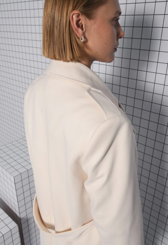 New Dawn Coat Off white - Image 4
