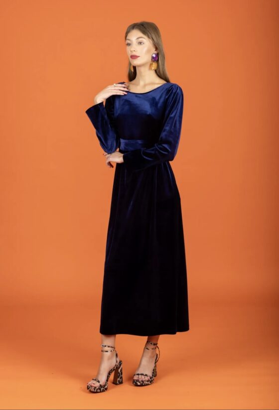 Hailee Dress Blue - Image 2