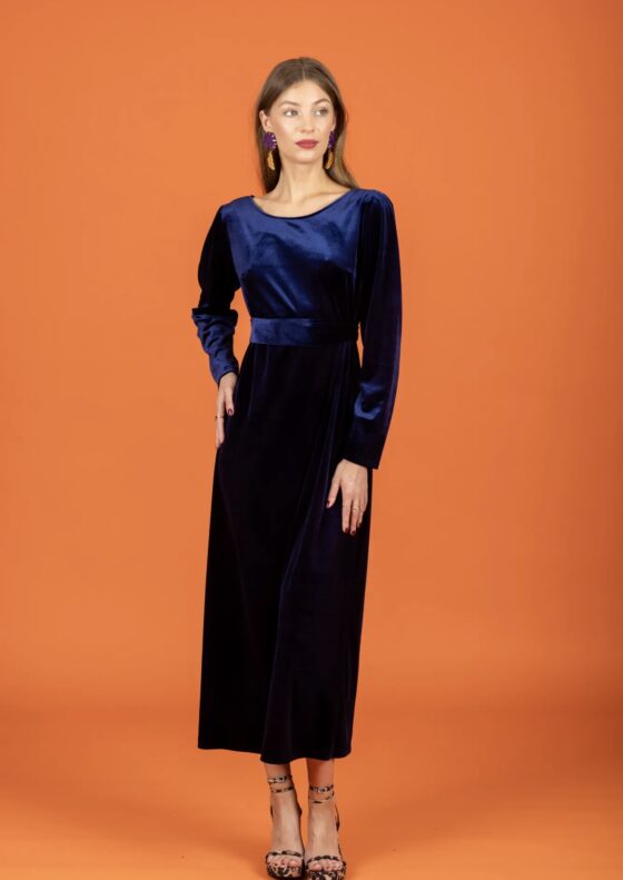Hailee Dress Blue