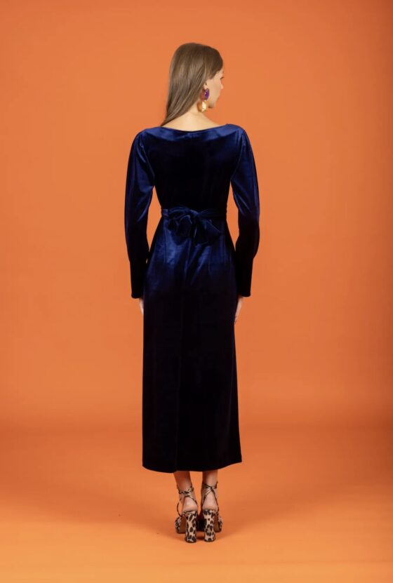 Hailee Dress Blue - Image 4