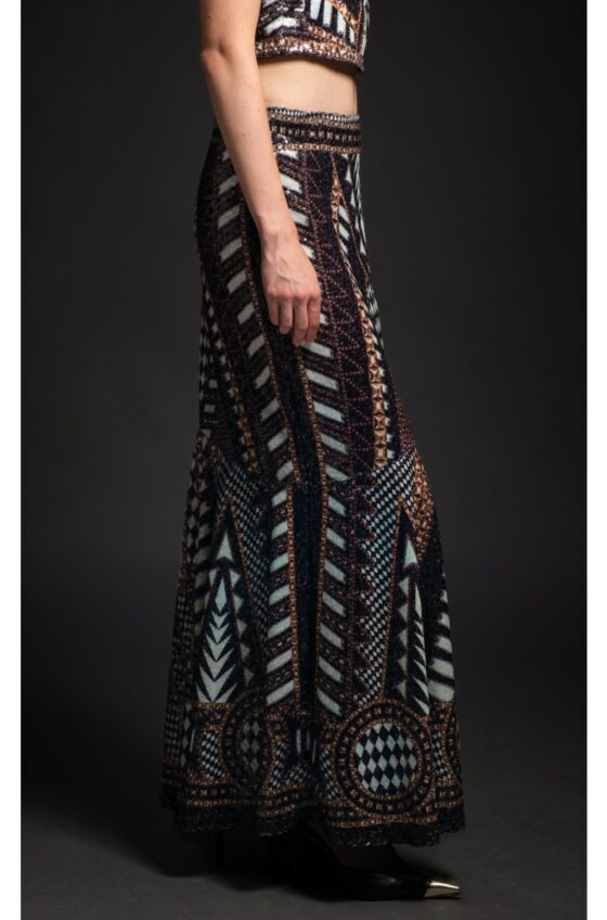 ABUNDANCE LONG SKIRT - SEQUIN - Image 2