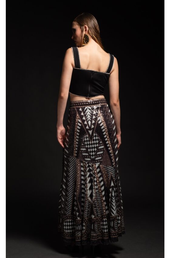 ABUNDANCE LONG SKIRT - SEQUIN - Image 3