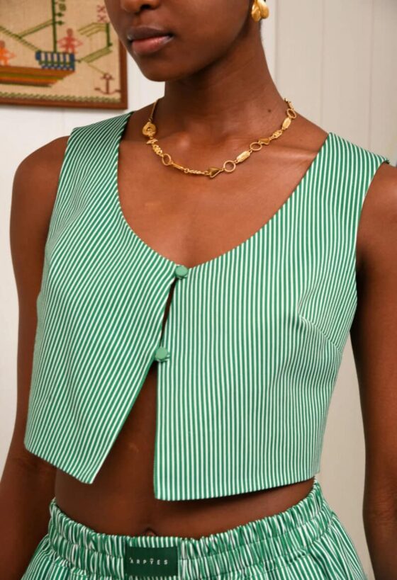 REGGAE VEST GREEN