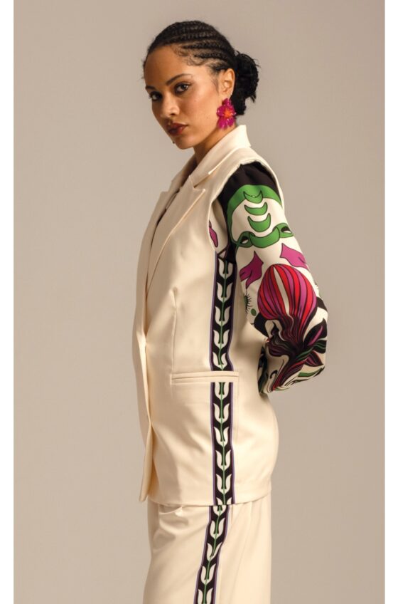 Botany Sleeveless Blazer - Image 3