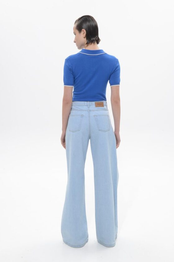 Belen Wide Leg light blue - Image 2