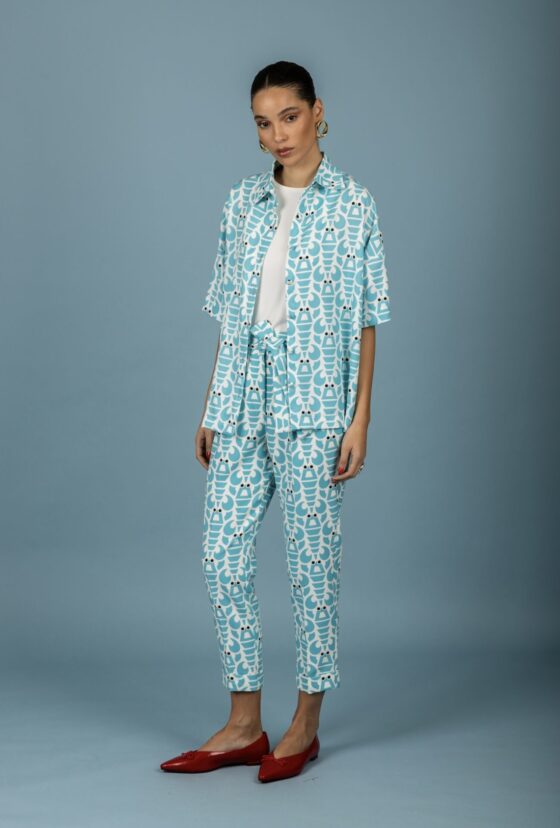 Agustin oversize shirt (Ciel) - Image 3