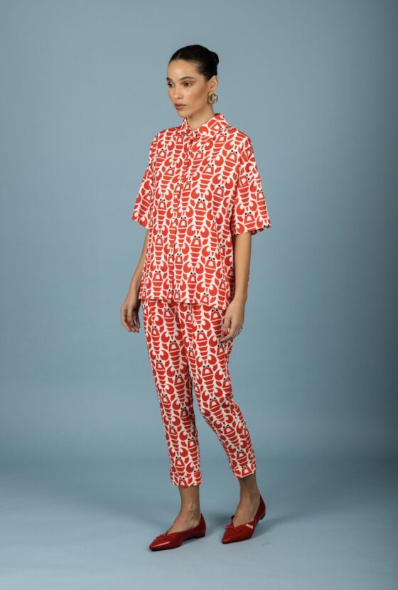 Agustin pants (Red) - Image 3