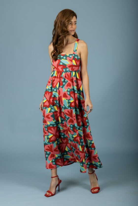 Julieta Open Back Dress - Image 3