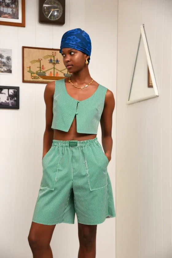REGGAE VEST GREEN - Image 3