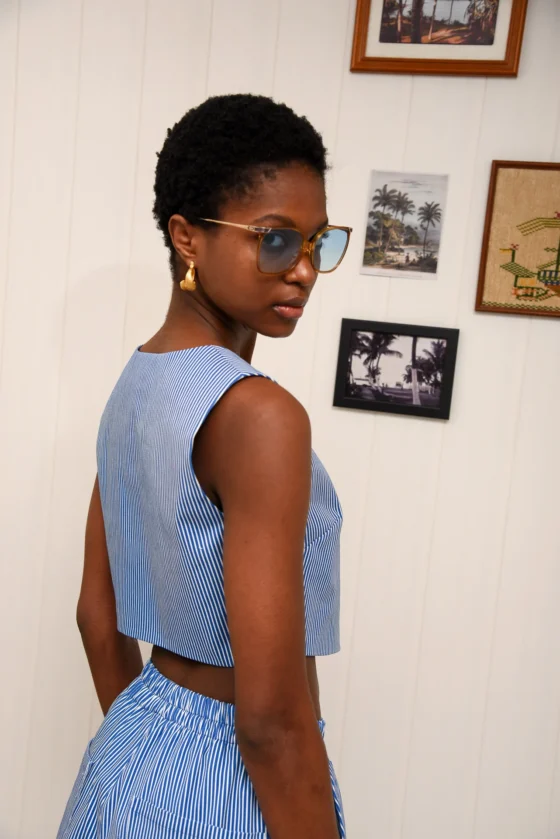 REGGAE VEST BLUE - Image 3