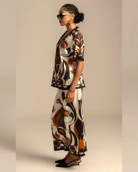 ORNAMENTAL PANTS - Jacquard - Image 3