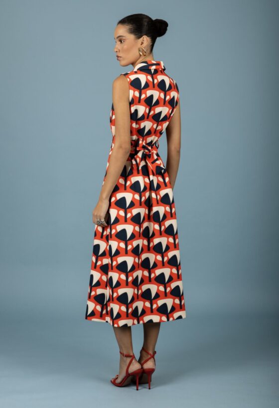 Bianca Dress Red - Image 2