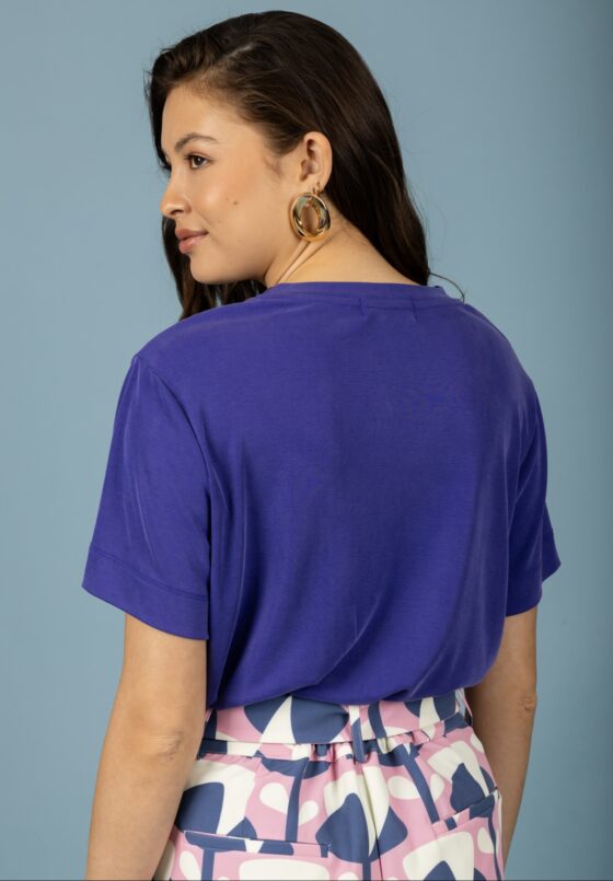 Valentina oversized Top Purple - Image 2