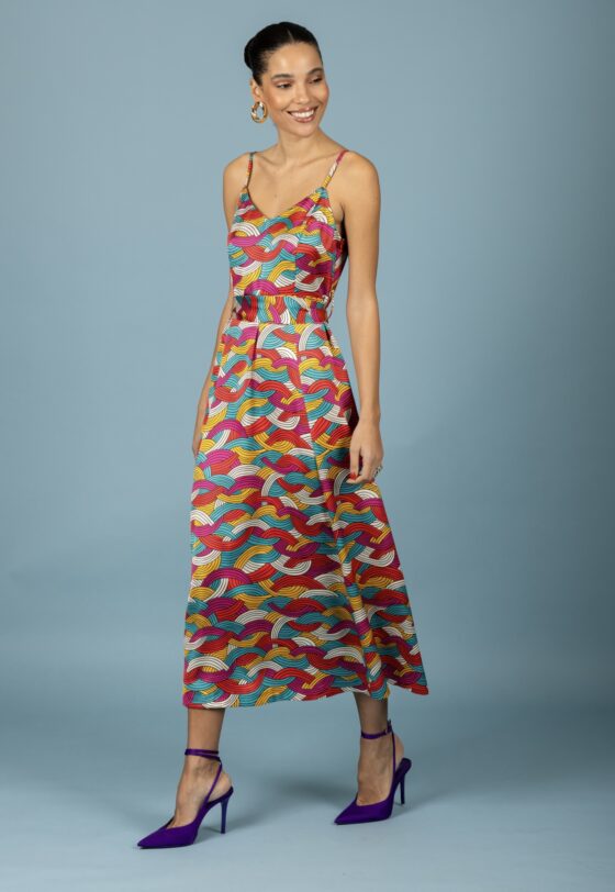 Elodie Open Back Dress