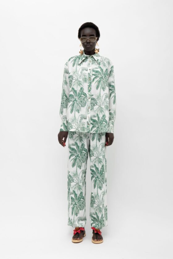 Aloe Tiger Green Shirt