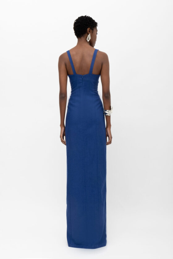Kora Blue Dress - Image 3