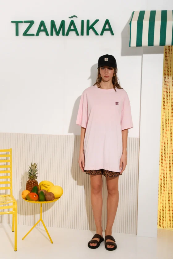 Lime T-Shirt Pink